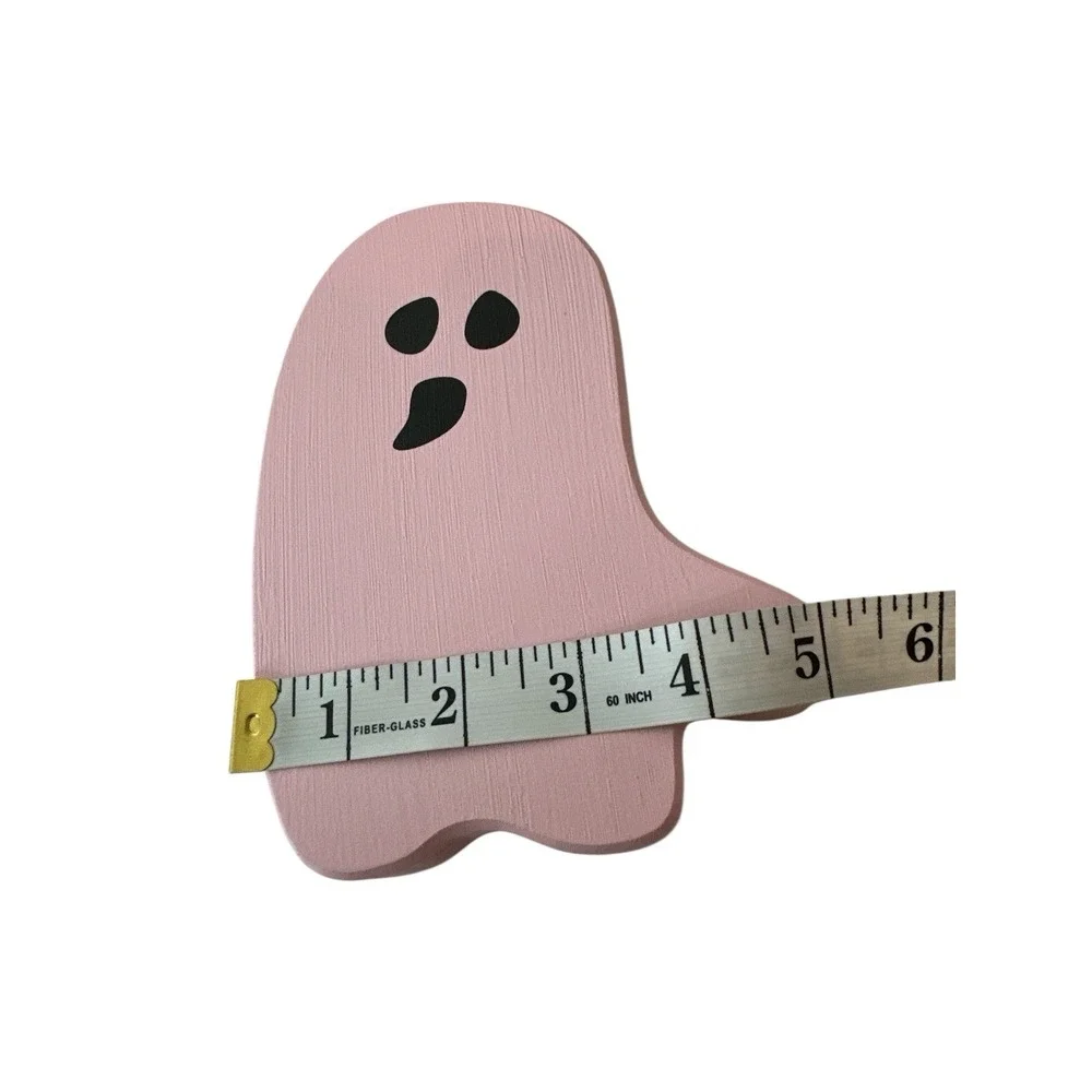 Quill To Paper‎ By Sixtrees Halloween Decor Pink Ghosts Handcrafted Wool